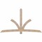 Ekena Millwork Davenport Smooth Timber Gable Bracket, Douglas Fir, 108"W x 63"H x 3 1/2"D x 5 1/2"F, 14/12 Pitch GBW108X63X0406DAV00SDF - alternate 1